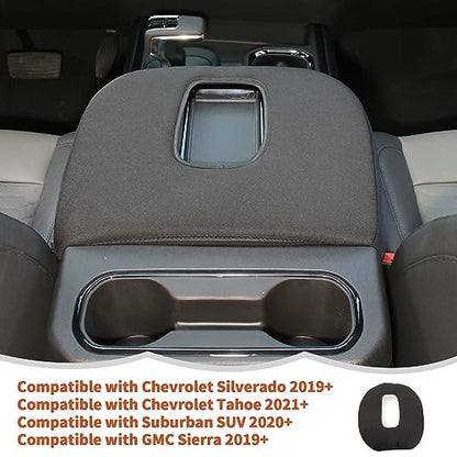 Armrest Box Pad Cover Compatible with Chevrolet Silverado