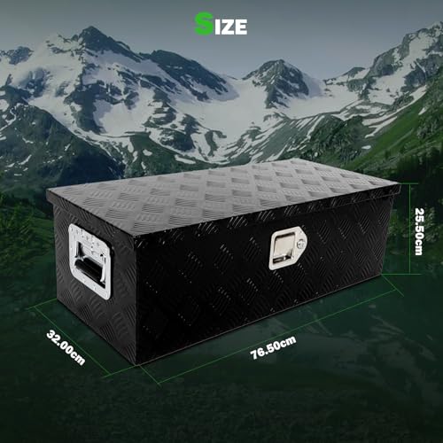 30 Inch Aluminum Diamond Plate Truck Bed Tool Box
