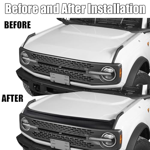 Hood Deflector Hood Protector for Bronco 2