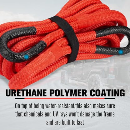 Kinetic Recovery Rope Kit with 2 Soft Shackles