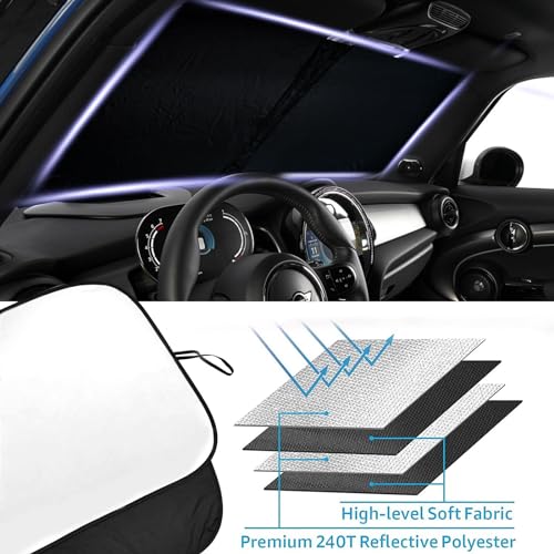 Foldable Front Windshield Sunshade fit for 2015