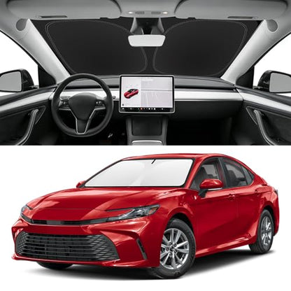 Custom Fit Windshield Sun Shade for Toyota Camry 2025