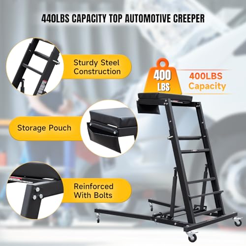 Adjustable Topside Creeper Automotive Engine Creeper 47''