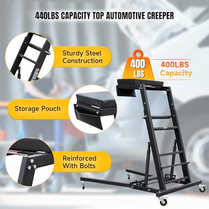 Adjustable Topside Creeper Automotive Engine Creeper 47''