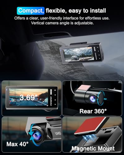 Dash Cam Front 4K Built