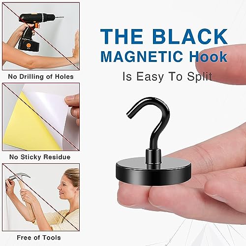 Magnetic Hooks for Cruise Cabins (12 Count)