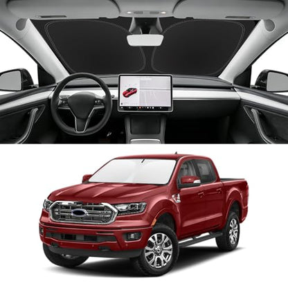 Custom Fit Windshield Sun Shade for Ford Ranger 2019