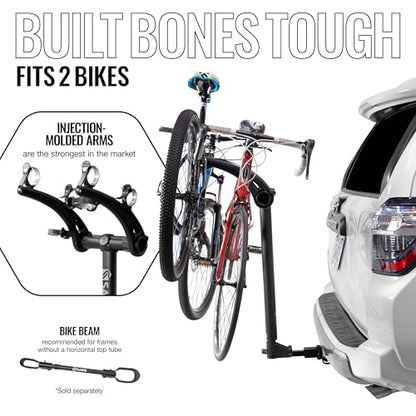 Bones 2 Bike Hitch Rack Bicycle Carrier