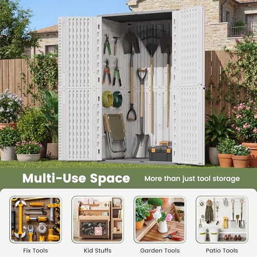 67 Cu.Ft Resin Outdoor Storage Shed