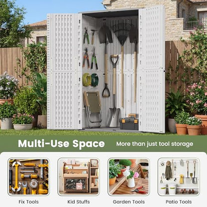 67 Cu.Ft Resin Outdoor Storage Shed
