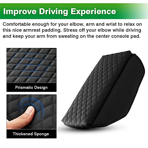 Custom for Center Console Cover Kia Sportage 2023 2024 2025 2026 Armrest Cover Center Console Cushion Pad PU Leather Armrest Seat Box Cover Protector Sportage Accessories Anti