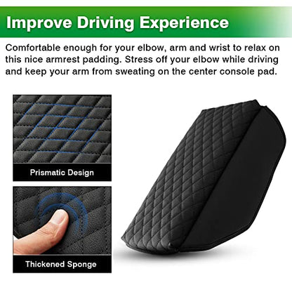 Custom for Center Console Cover Kia Sportage 2023 2024 2025 2026 Armrest Cover Center Console Cushion Pad PU Leather Armrest Seat Box Cover Protector Sportage Accessories Anti