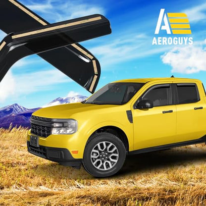 Extra Durable Window Deflectors in (4 Count)