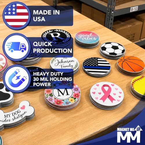 Custom Round Car Magnet 5 Inch
