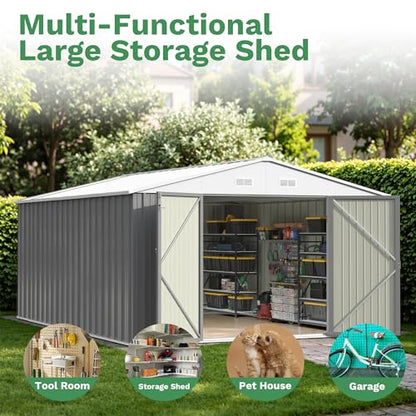 10x14 FT Outdoor Storage Shed