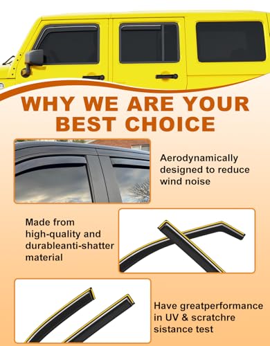 Window Visors Rain Guards for 2007