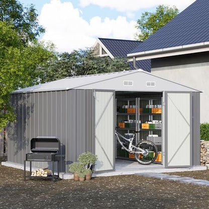 10x10 FT Metal Storage Shed