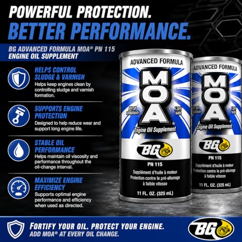BG Advanced Formula MOA PN 115 Motor Oil Additive (22 Fl Oz)