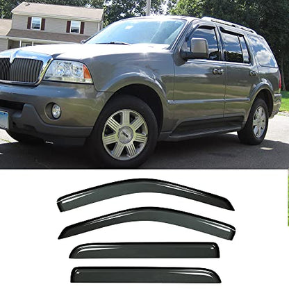 Window Visors Rain Guards for 02 (4 Count)