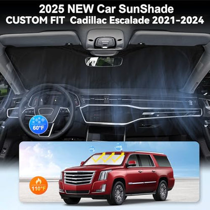 Windshield Sunshade for Cadillac Escalade 2021
