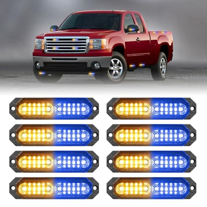 1200T Emergency Strobe Grille Lights (8 Count)