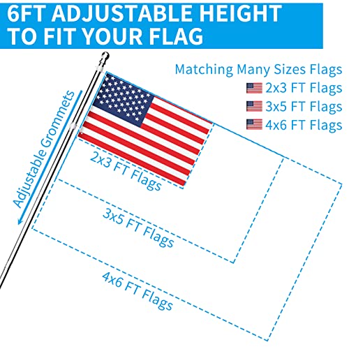 Flag Pole Upgraded Bracket (2 Count)