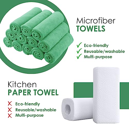 Microfiber Cleaning Cloths (12 Count)