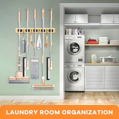 Broom Holder Wall Mount