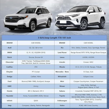 SUV Car Cover Waterproof All Weather for Automobiles