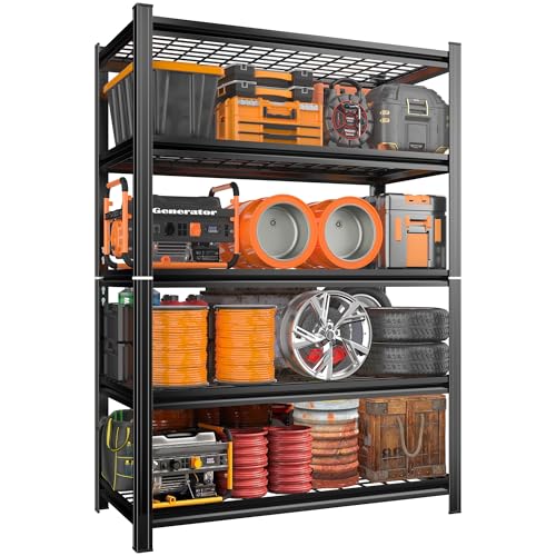 72''H Garage Shelving 3500LBS Capacity Heavy Duty Storage Shelves