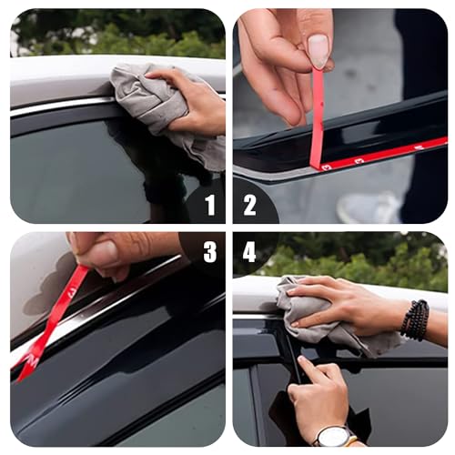 4 PCS Rain Guards Fit for 1999 (4 Count)