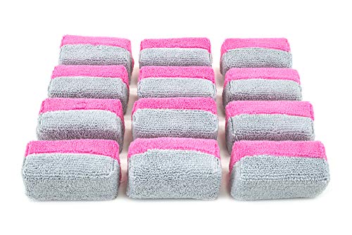Saver Applicator Terry] Ceramic Coating Applicator Sponge (12 Count)