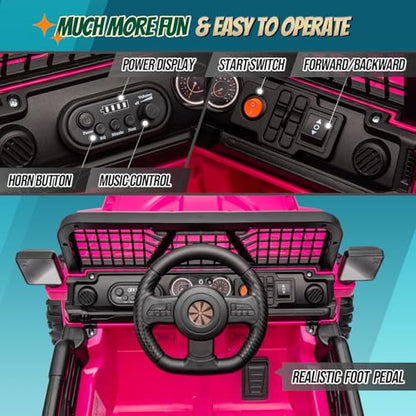 12V Kids Ride on Truck with Remote Control