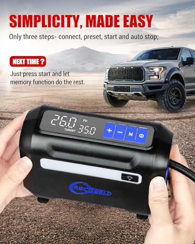 R8 Tire Inflator Portable Air Compressor