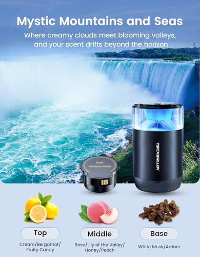 Smart Car Air Freshener Diffuser with Ambient Light