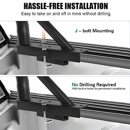 Non Drilling Steel Truck Rack