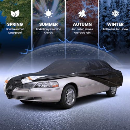 Multi Layer Car Cover Custom Fit for Lincoln Town