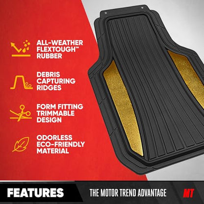 ChromeTech Car Floor Mats Full Set