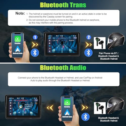Motorcycle CarPlay Screen
