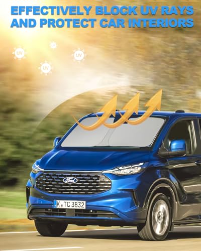 Foldable Front Windshield Sun Shade fit for Ford Transit 2015