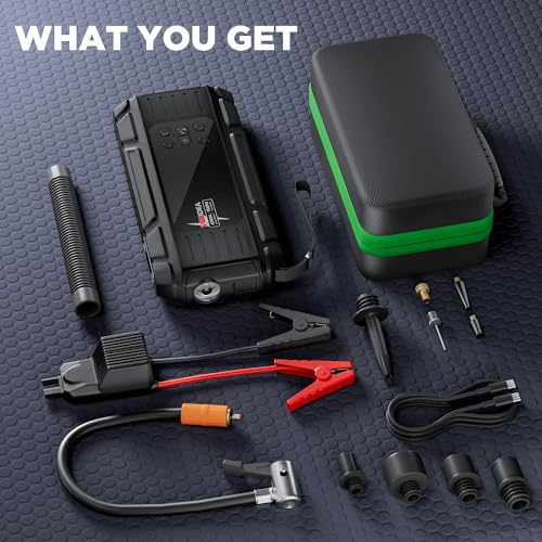 Jump Starter with Air Compressor