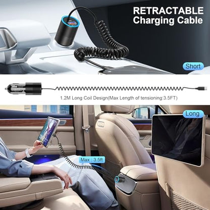 3 Pack USB C Car Charger (3 Count)