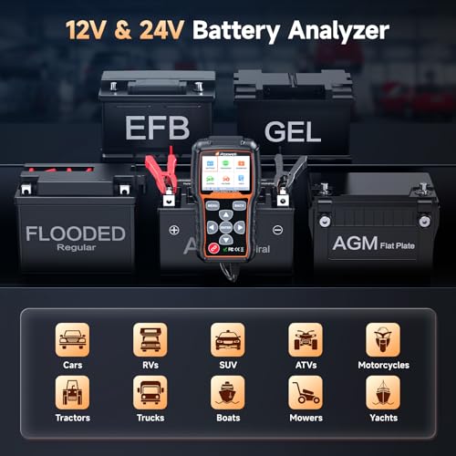 BT705Plus Car Battery Tester 24V 12V Load Tester