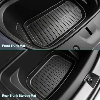9 PCS Tesla New Model Y Juniper 2026 Floor Mats & Accessories