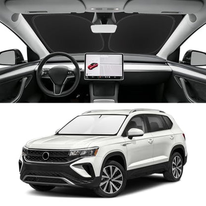 Custom Fit Windshield Sun Shade for VW Taos 2022
