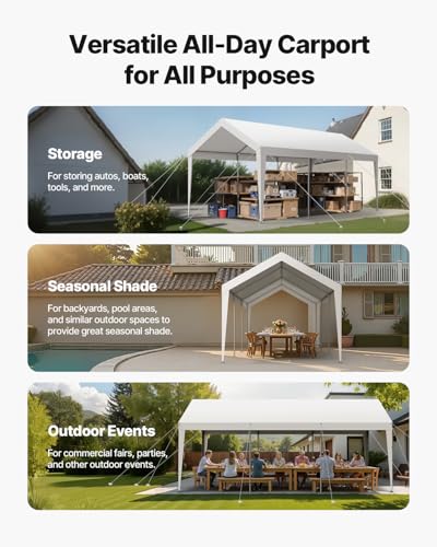 Carport 10 x 20 FT Outdoor Car Canopy