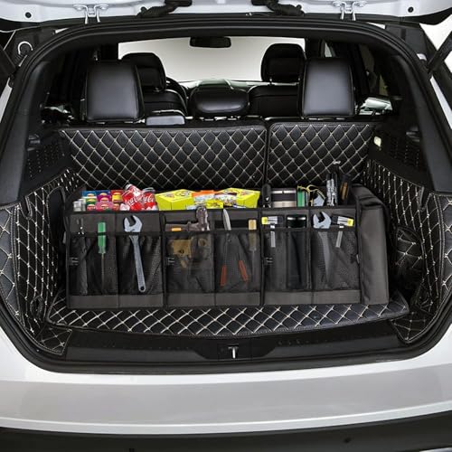 Large Trunk Organizer with Portable Leakproof Cooler Bag