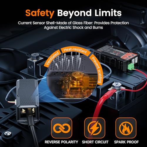BM1000 Bluetooth Battery Monitor with 400A Smart Shunt