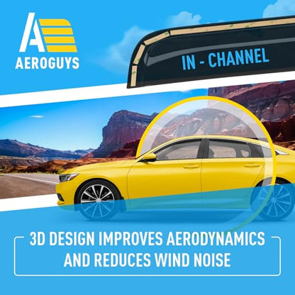 Extra Durable Window Deflectors in (4 Count)