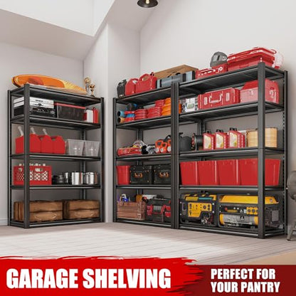 Storage Shelves 2000LBS Garage Shelving Heavy Duty (2 Count)
